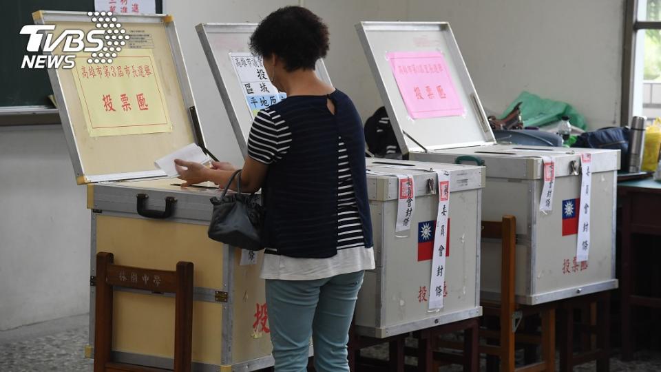 開票所示意圖，非石牌國中701選區。圖／中央社