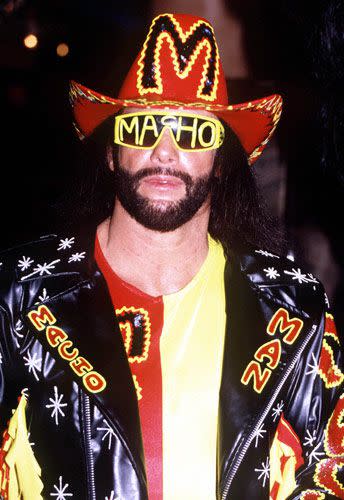 Randy 'Macho Man' Savage (May 20, 2011): The two-time WWF champ and four-time WCW title holder was killed in a car accident in Tampa according to a report from TMZ.com. He was 58. Savage, who was known for his distinctive deep voice (Oooooooh Yeahhhhh!) and trademark shades, lost control of his 2009 Jeep Wrangler after suffering a heart attack his brother told the gossip website. Since leaving the ring, Savage had put his trademark voice to work on cartoons - not to mention a rap album - and made a cameo in the first 'Spiderman' movie as wrestler Bonesaw McGraw.