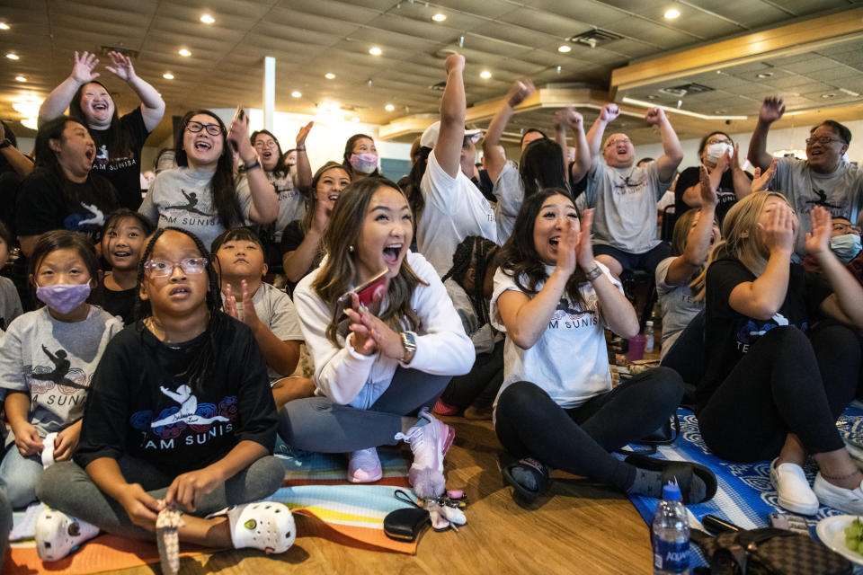 Image: United States Olympic Gymnastics Viewing Event With Members Of The Hmong Community And Family Of Sunisa Lee (Stephen Maturen / Getty Images)