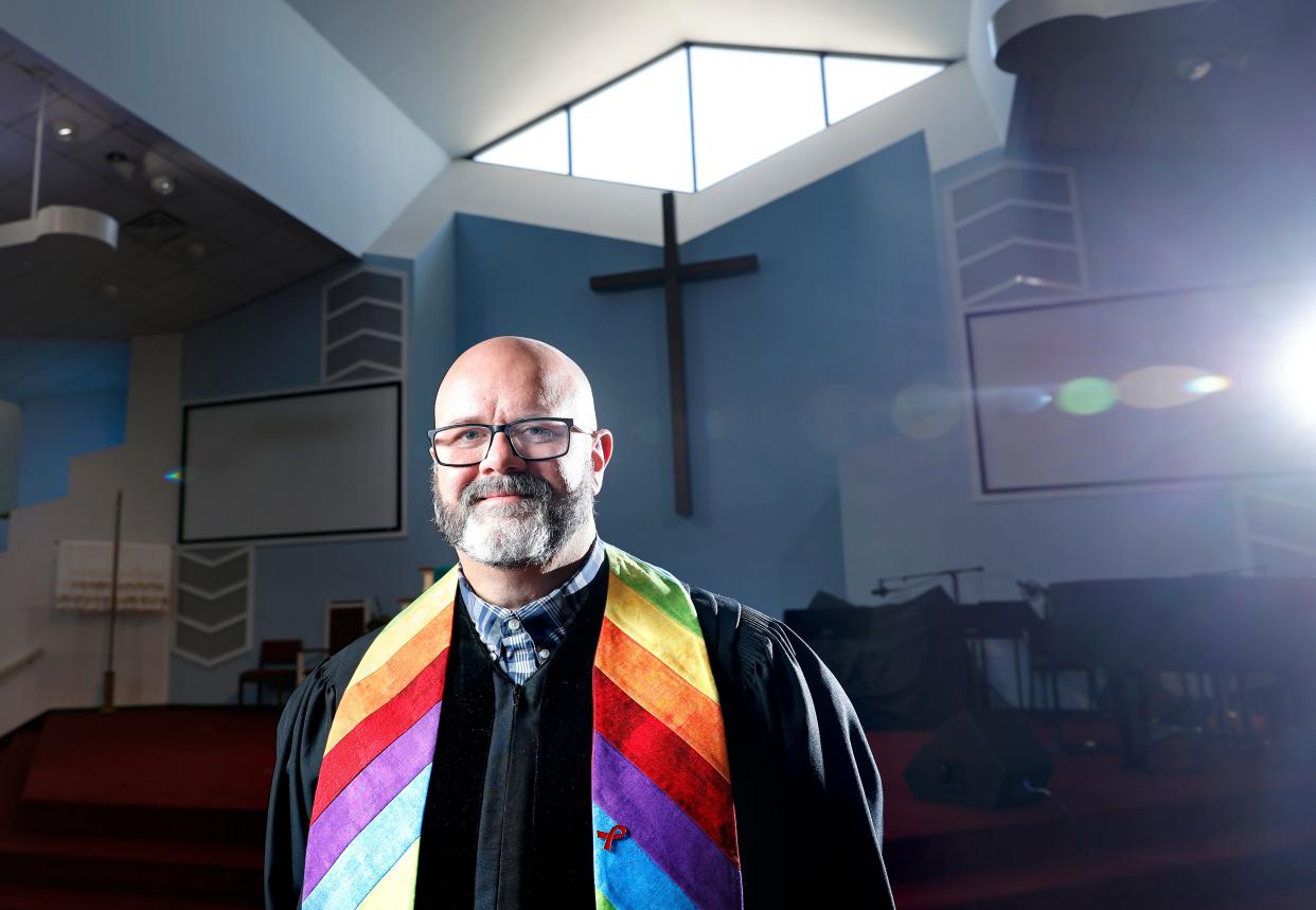 The Rev. David Wheeler is seen on Sept. 7 at the New Covenant Church in Oklahoma City.