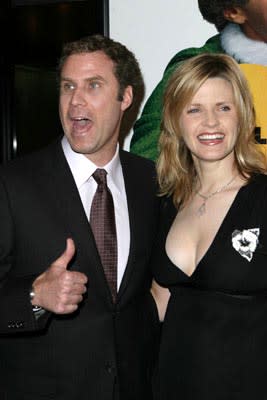 Will Ferrell and wife Cindy at the New York premiere of New Line's Elf