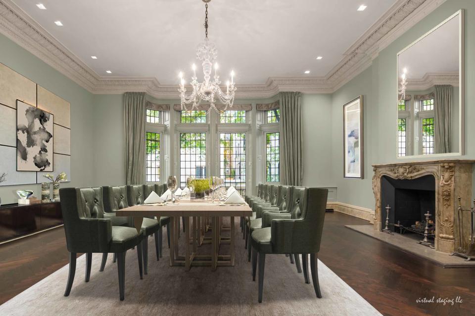 6) This formal dining room is also on the parlor floor.