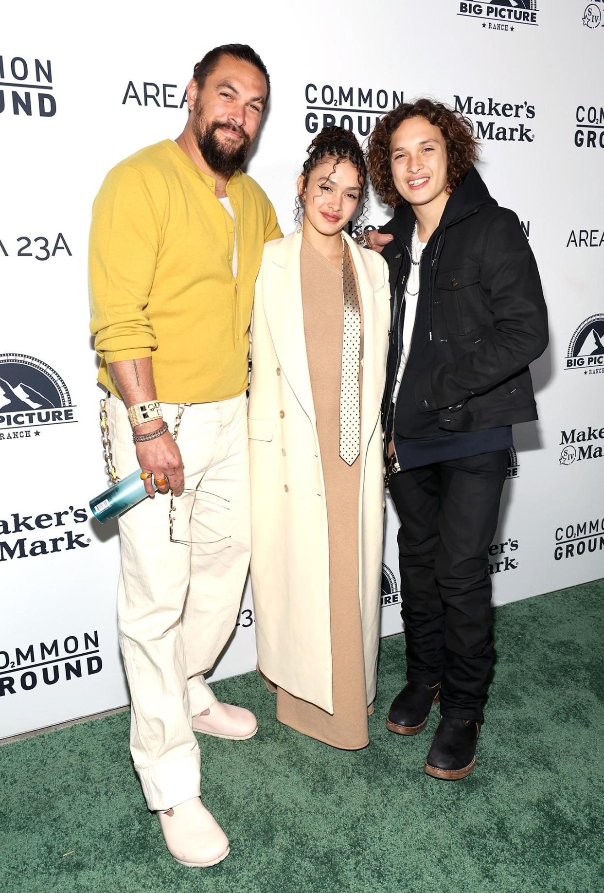 Jason Momoa Spends a Night Out With His 2 Kids After Finalizing Lisa Bonet Divorce