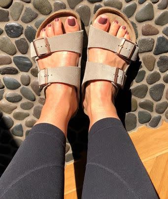 The classic Birkenstock Arizona sandals