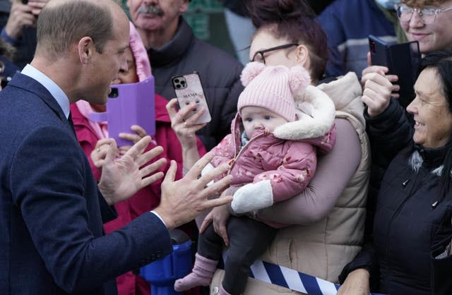 Prince and Princess of Wales visit to Wales