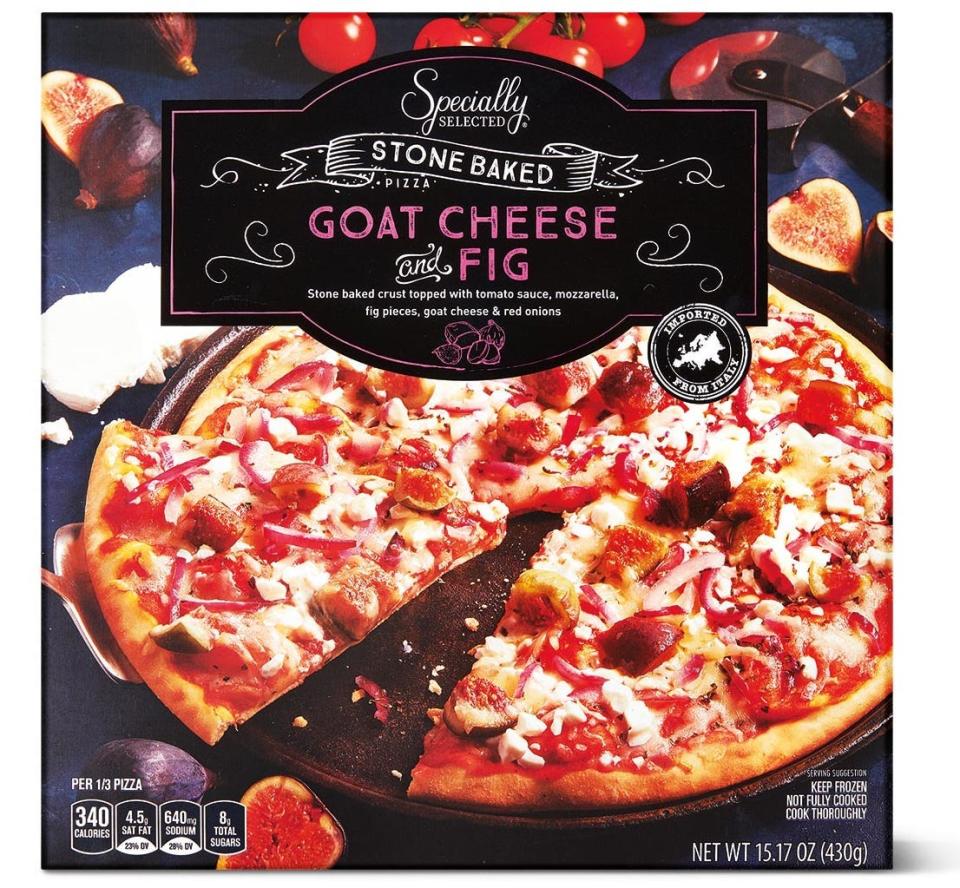 Specially Selected goat cheese and fig pizza