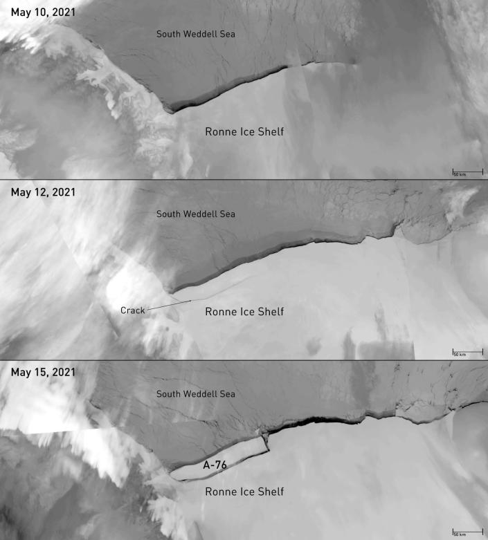 Iceberg-A76-Calving-May2021-SuomiNPP-NASA-Worldview