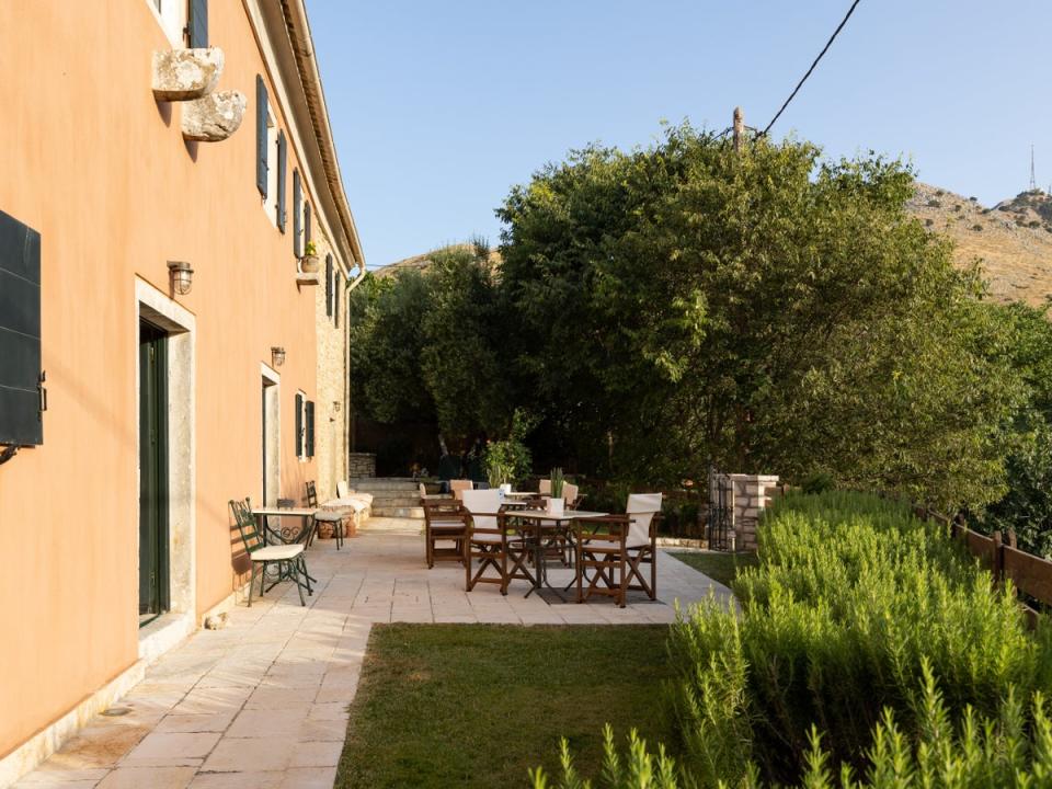 Breakfast on the terrace at The Merchant’s House is a charming way to start your day in Corfu (The Merchant’s House)