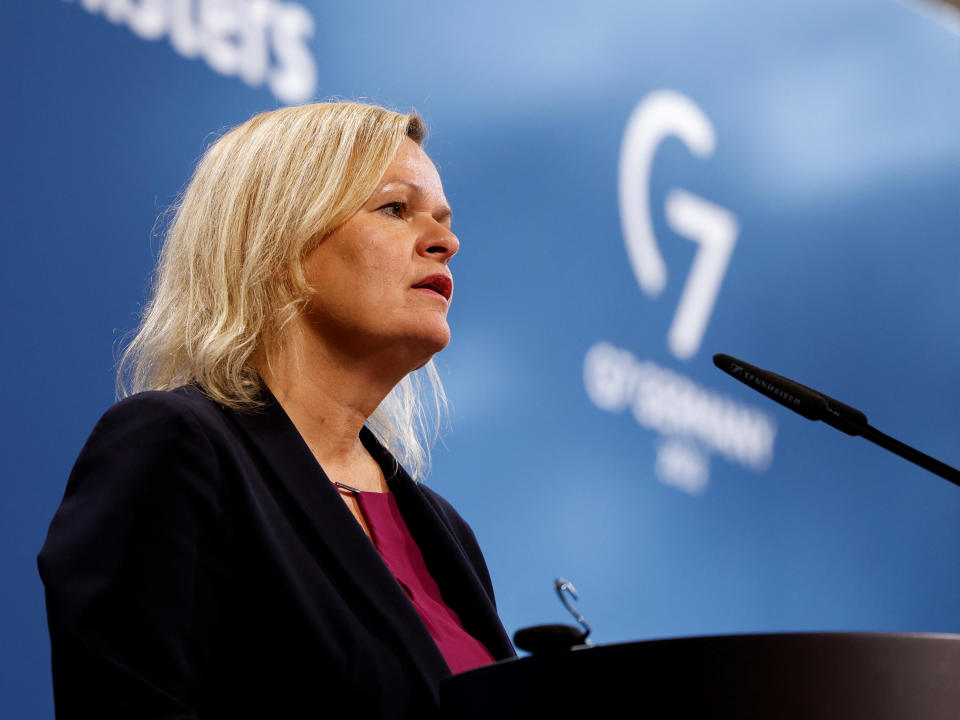 Bundesinnenministerin Nancy Faeser (Bild: REUTERS/Heiko Becker)