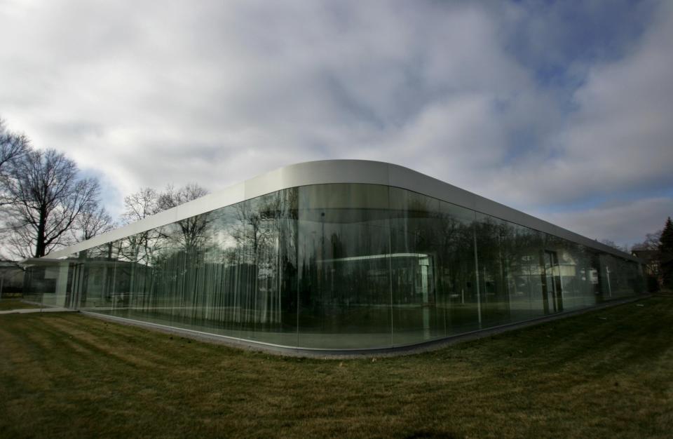 The Toledo Museum of Art's Glass Pavilion is seen Sunday, Dec. 24, 2006, in Toledo, Ohio. The Pavilion houses an impressive assortment of ancient and contemporary glass art along with a glassblowing studio. (AP Photo/J.D. Pooley)