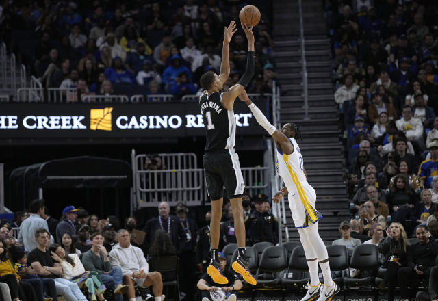 Victor Wembanyama, 7-foot-4 Frenchman, taken by the San Antonio