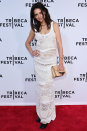 <p>For one of her latest red carpet event, at the Alone Together premiere during this year's Tribeca Festival, Katie Holmes opted for a beachy white Chloé naked dress. </p><p>Instead of going for sheer fabric, Katie's look is made from a relaxed, crochet material featuring thousands of teeny tiny <a href="https://www.cosmopolitan.com/uk/fashion/celebrity/g39163649/best-cutout-dresses/" rel="nofollow noopener" target="_blank" data-ylk="slk:cutouts;elm:context_link;itc:0;sec:content-canvas" class="link ">cutouts</a>. The star teams the number with a pair of black, square-toe ballet flats and a sandy-hued clutch bag. </p><p>Now, is it just us, or does this outfit make you wanna book a summer vacay, stat?</p>