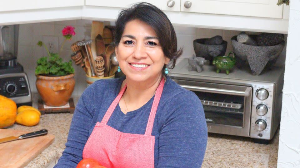 Mely Martinez is the creator of Mexico in My Kitchen. She was born and raised in Mexico.  - Mely Martinez of Mexico in My Kitchen