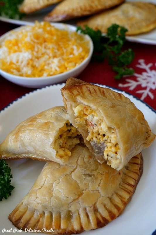 <p>Great Grub Delicious Treats</p><p>Breakfast empanadas with rib eye? Yes, please! </p><p><strong>Get the recipe:</strong> <a href="https://www.greatgrubdelicioustreats.com/rib-eye-breakfast-empanadas/" rel="nofollow noopener" target="_blank" data-ylk="slk:Rib Eye Breakfast Empanadas;elm:context_link;itc:0;sec:content-canvas" class="link ">Rib Eye Breakfast Empanadas</a></p>