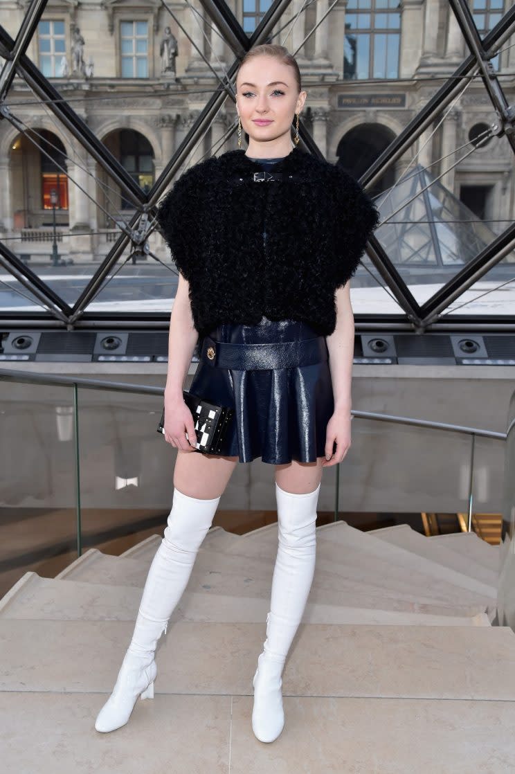 HIT: Sophie Turner at Louis Vuitton’s AW17 show