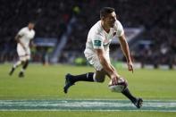 Britain Rugby Union - England v Australia - 2016 Old Mutual Wealth Series - Twickenham Stadium, London, England - 3/12/16 England's Ben Youngs scores their third try Reuters / Stefan Wermuth Livepic