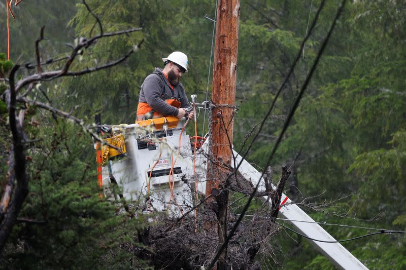 Aftermath of storms in California