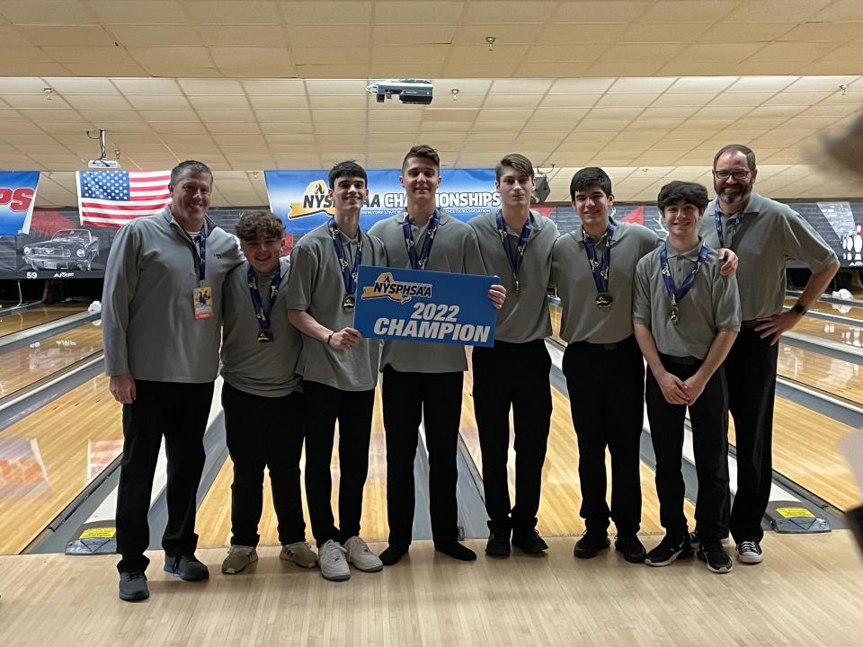 Section V boys composite team won a gold medal at the NYSPHSAA Championships.