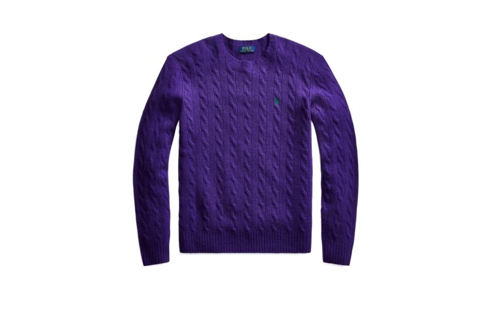 Polo Ralph Lauren cable wool-cashmere sweater (was $125, 38% off)