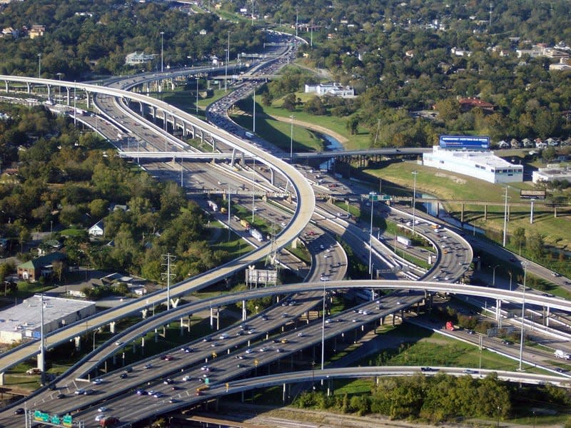 <div class="inline-image__caption"><p>I-45 near downtown Houston.</p></div> <div class="inline-image__credit">Wikimedia Commons</div>