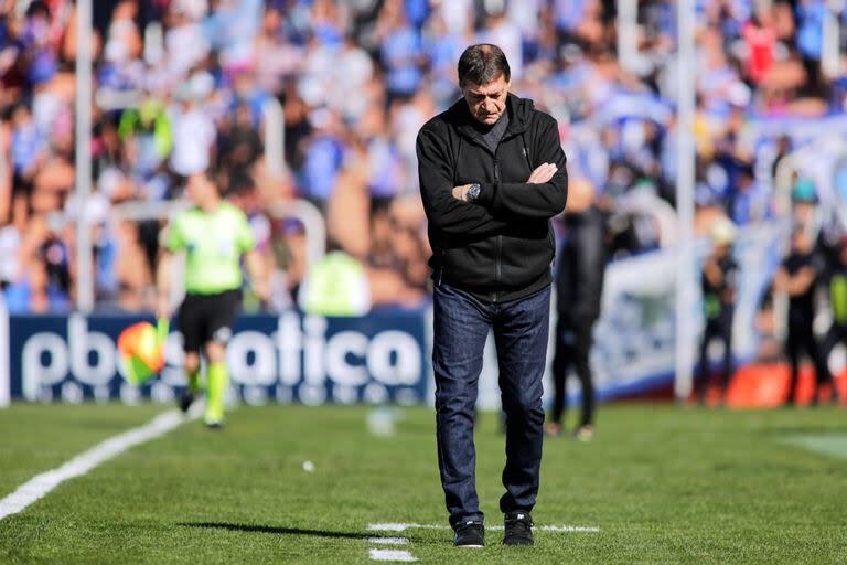 Julio César Falcioni, entrenador de Banfield