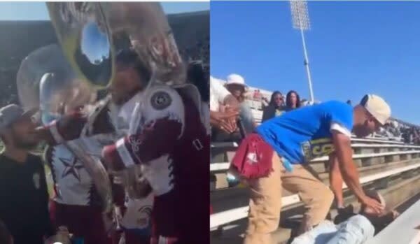Texas Southern University Brass Player Knocks Out Rowdy Fan Who's Screaming In His Face Then Seamlessly Continues Performance, Video Shows