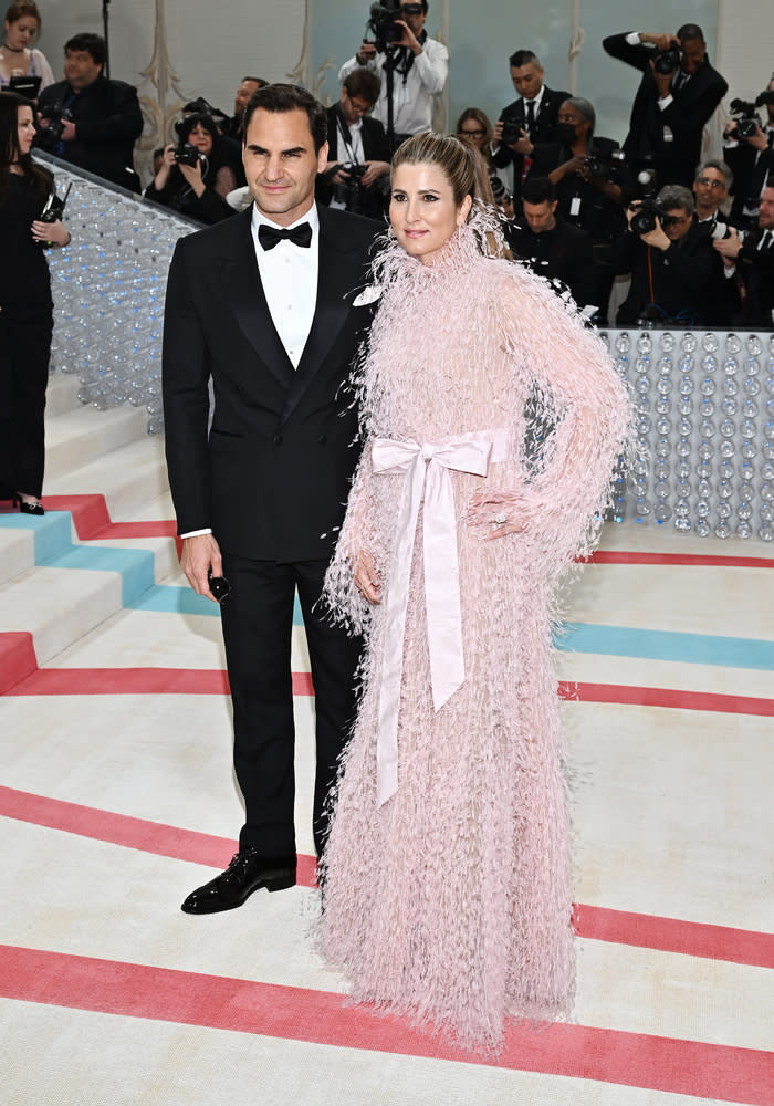 Roger Federer and Mirka Federer