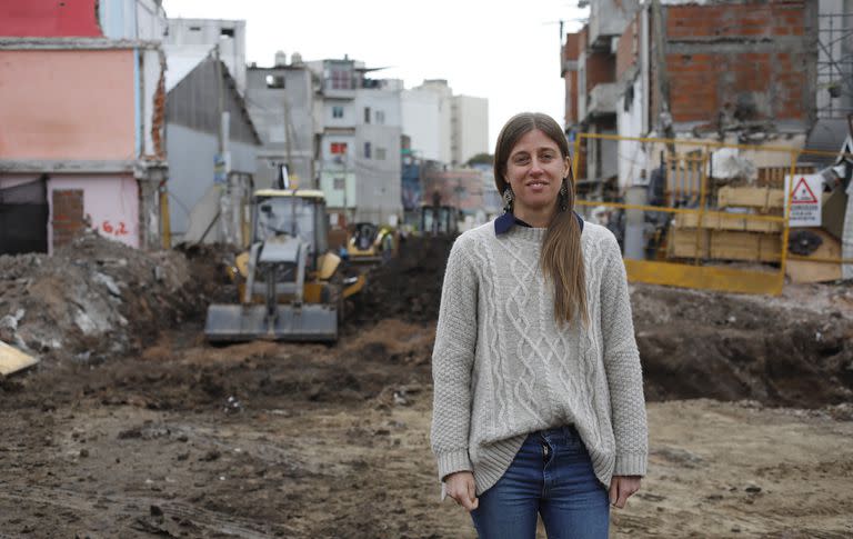 María Migliore, en el Playón de Chacarita