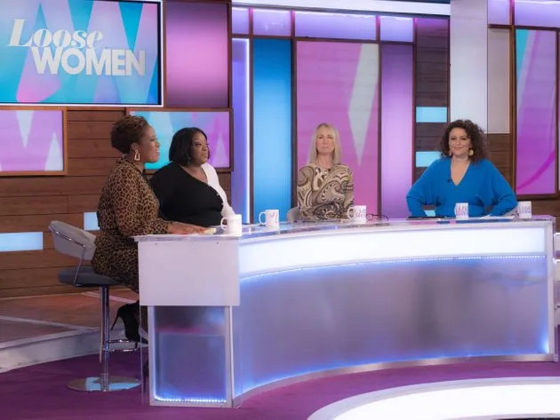 Carol on the panel with Charlene White, Judi Love and Nadia Sawalha in January 2023