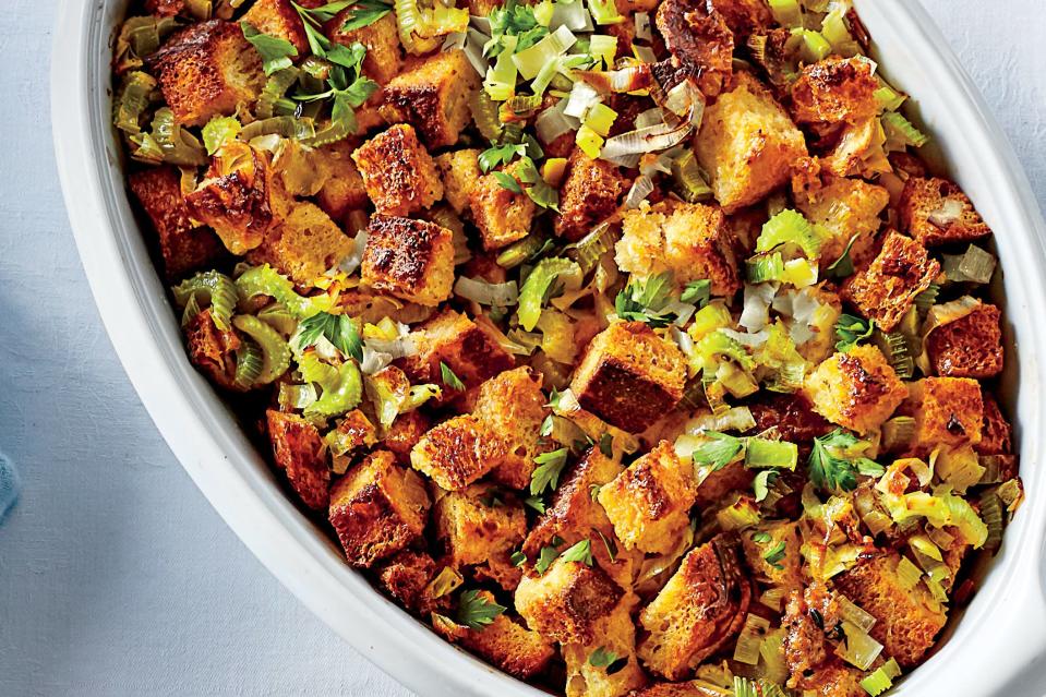 Cornbread Dressing with Sausage and Fennel