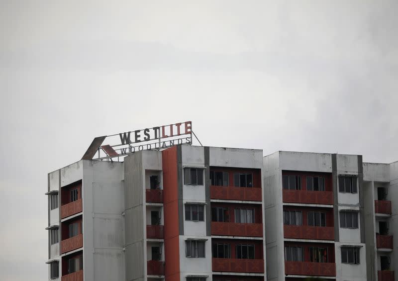 A view of Westlite Woodlands dormitory in Singapore
