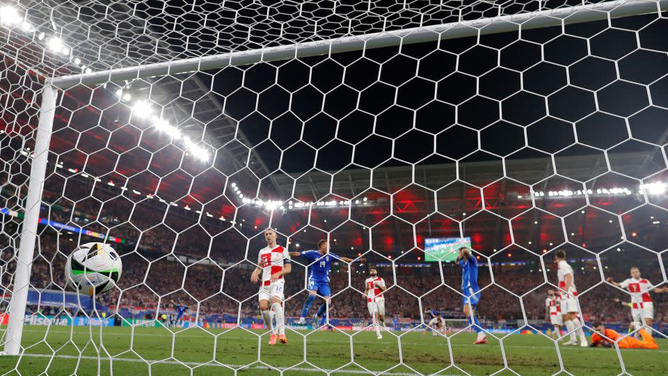 Italy's late goal stunned Croatia. - Ronny Hartmann/AFP via Getty Images