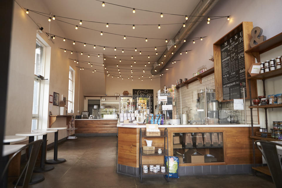 An empty coffee shop