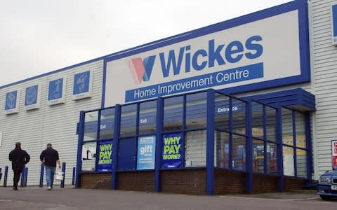 Wickes DIY store - Credit: PA