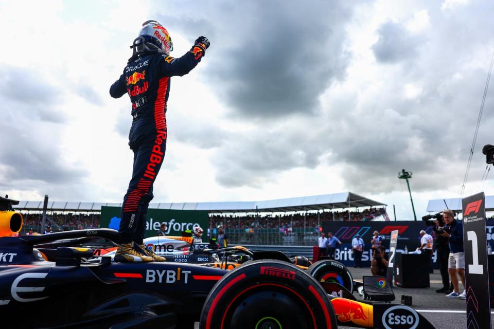 Verstappen quickly regained the lead and kept first place for his sixth win in a row (Getty Images)