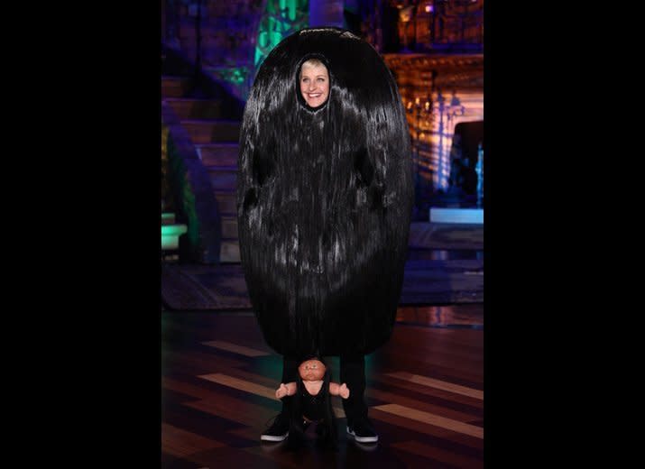 Snooki's poof ain't got nothing on Ellen's 2010 Halloween costume. We love her creative ideas!