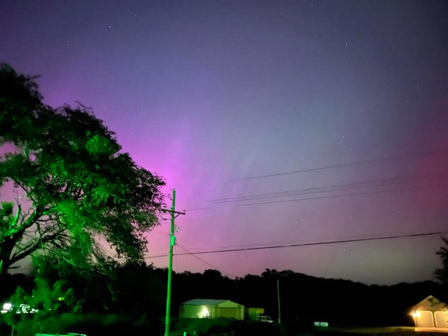 Northern lights in Derby on May 10, 2024 (Courtesy: Andrew Henderson)