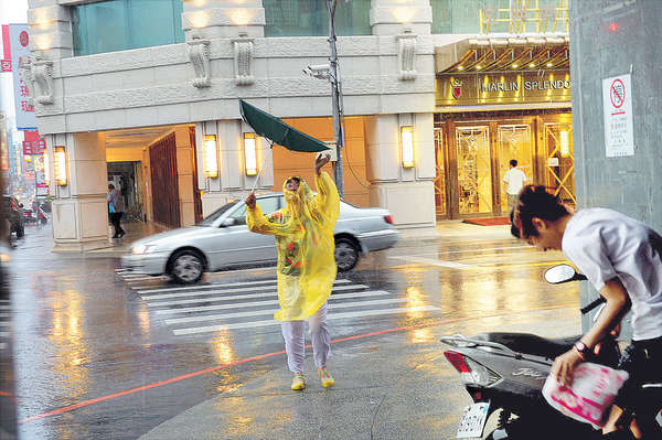 氣象局提醒台東民眾防範風雨。（資料圖片）