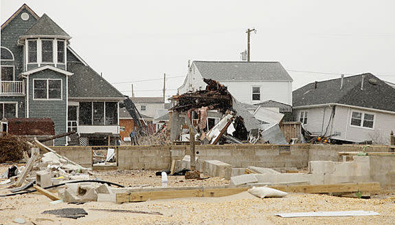 The intensity of the flooding from Sandy knocked many homes off of their foundations. New flood zone regulations aim to prevent this in the future by recommending homes be lifted as high as 10 feet.