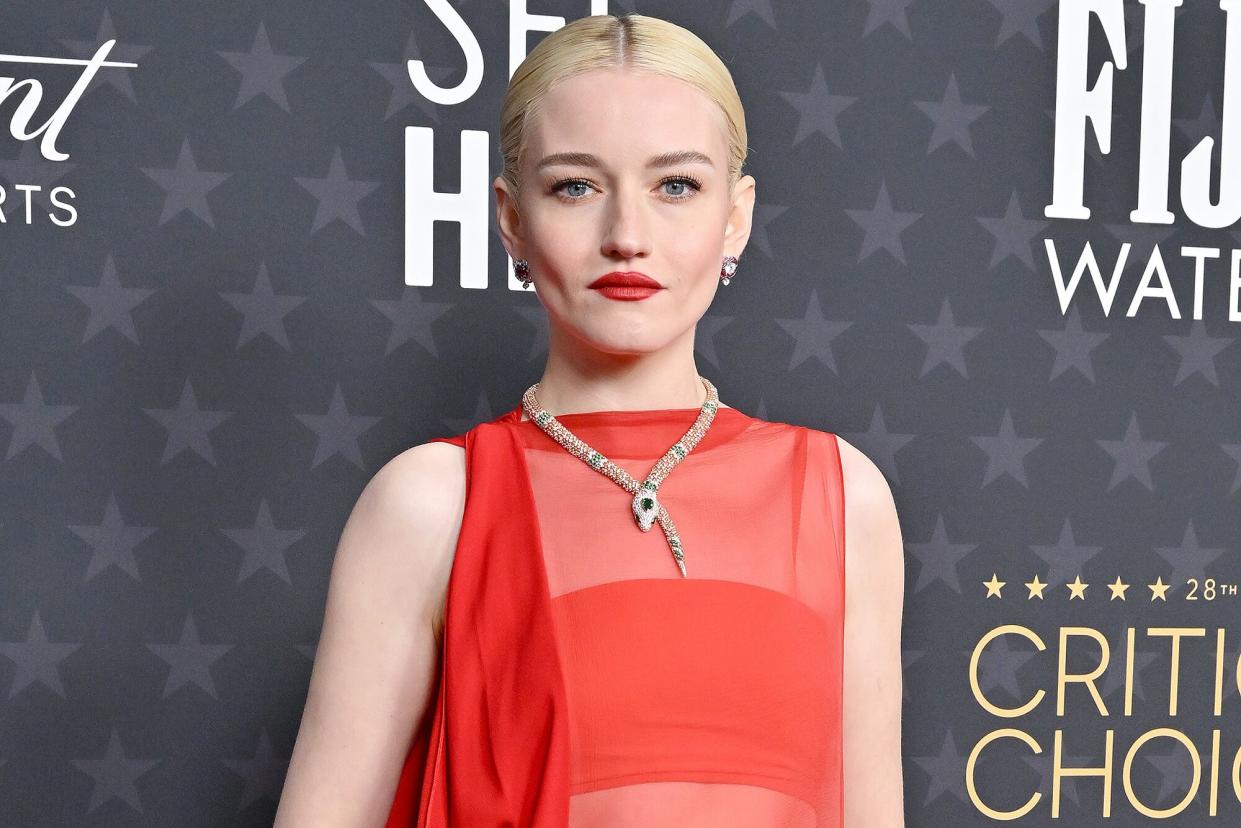 Julia Garner attends the 28th Annual Critics Choice Awards at Fairmont Century Plaza on January 15, 2023 in Los Angeles, California.