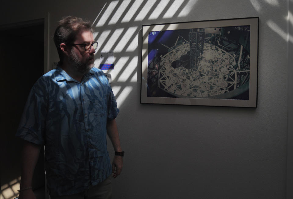 John O'Meara, chief scientist at the W.M. Keck Observatory, in Kamuela, Hawaii, on Sunday, July 16, 2023. (AP Photo/Jessie Wardarski)