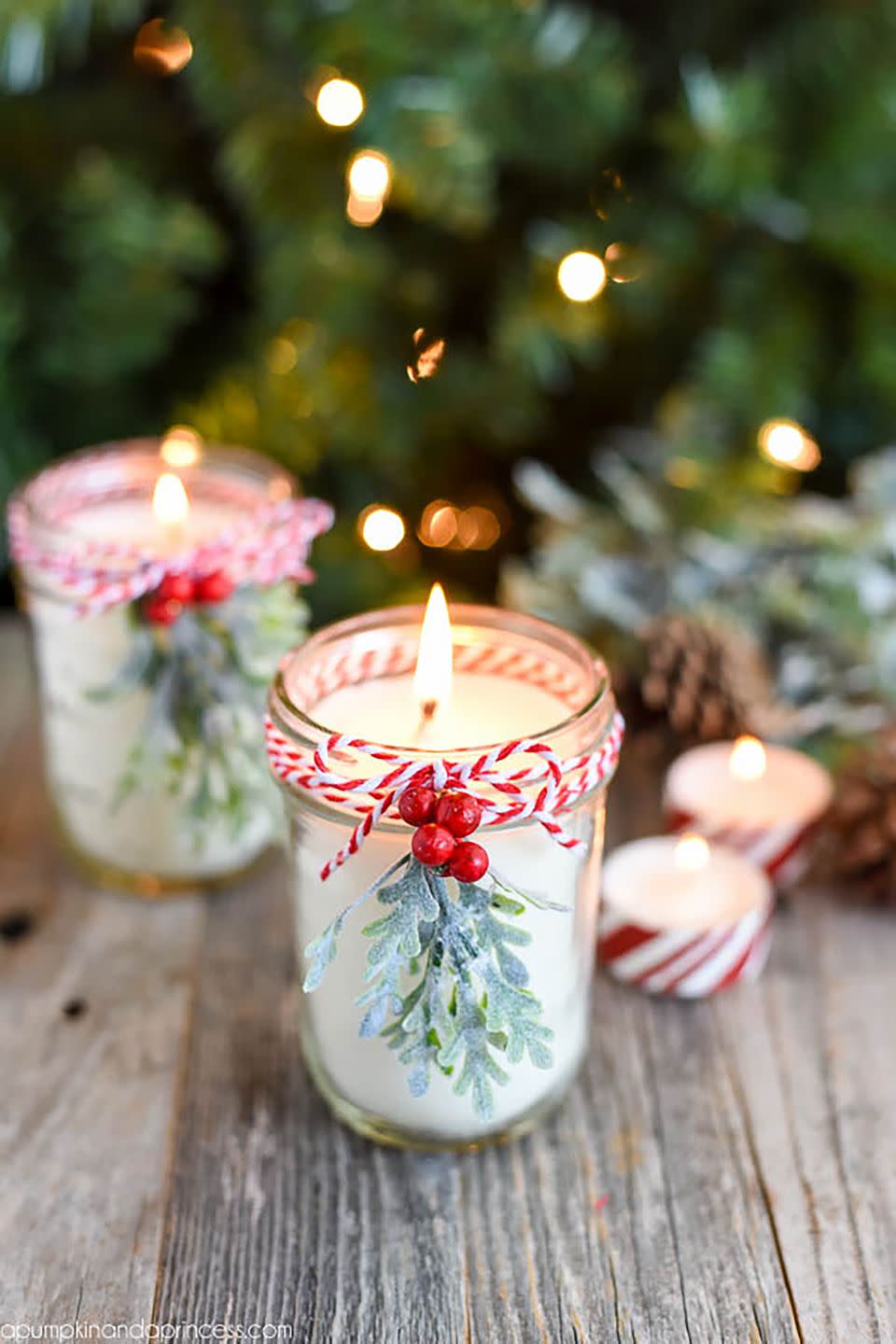 Mason Jar Candle Gift DIY