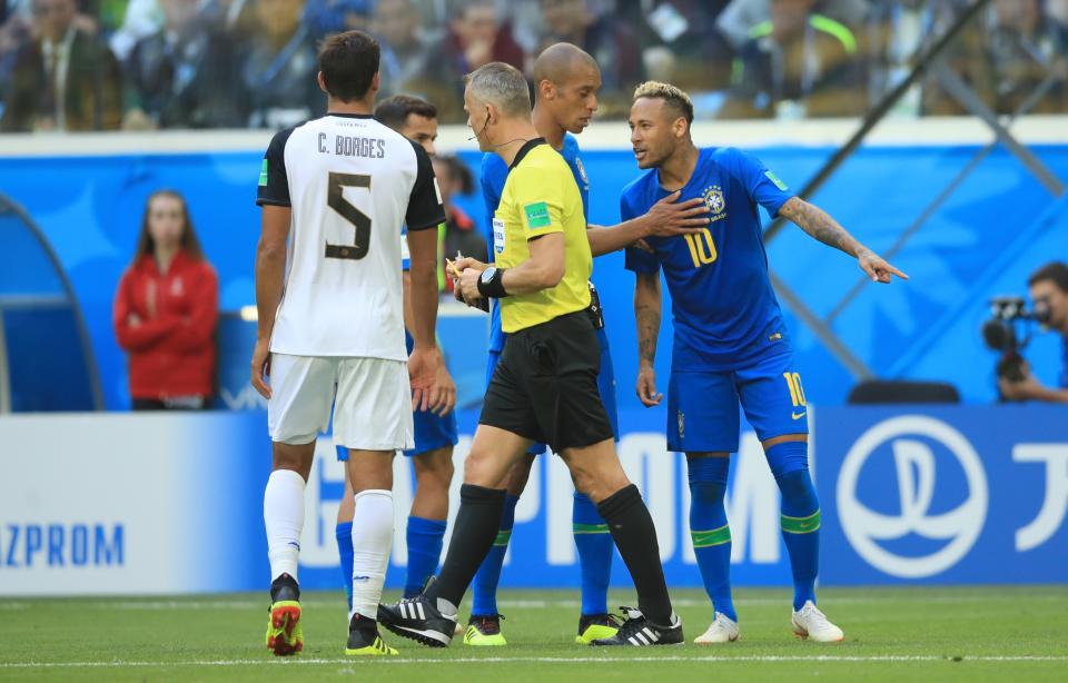 Neymar’s haranguing of officials and theatrics overshadowed his brilliance with a football