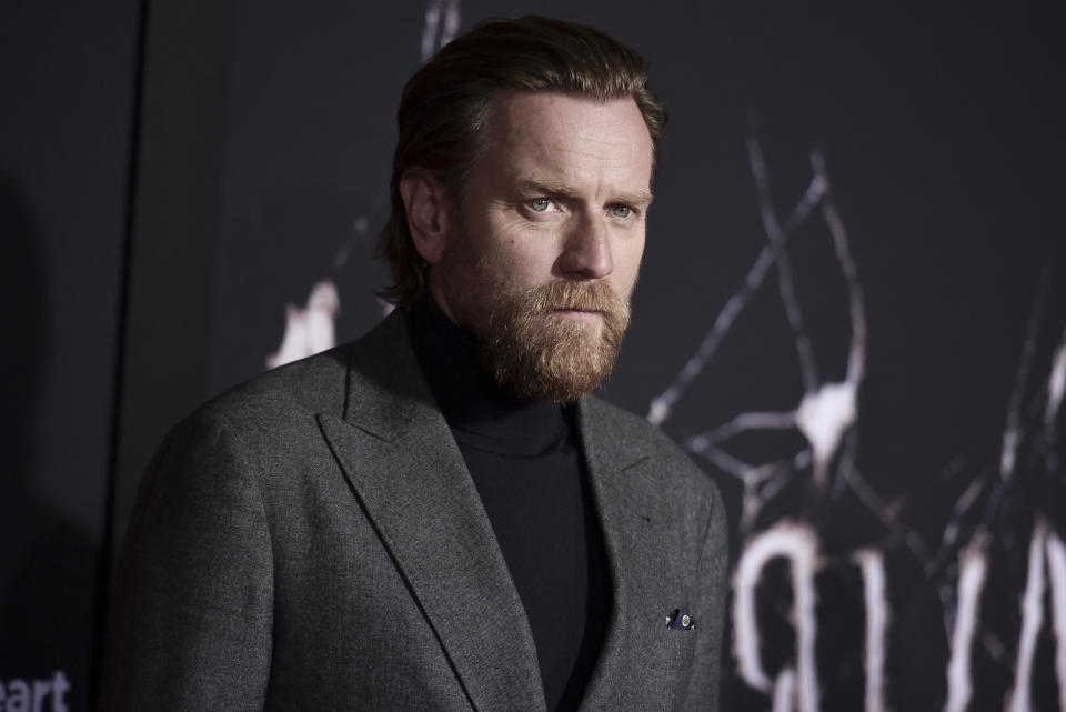 Ewan McGregor attends the LA premiere of "Doctor Sleep" at the Regency Theatre Westwood on Tuesday, Oct. 29, 2019, in Los Angeles. (Photo by Richard Shotwell/Invision/AP)