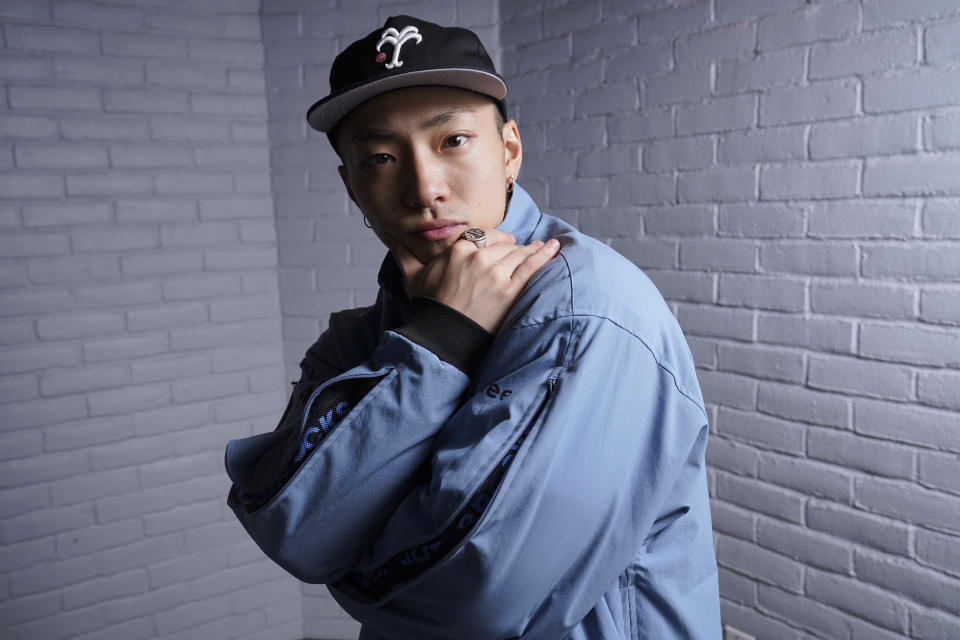 Yuki Minatozaki, also known as B-Boy Yu-Ki, of Japan, poses for a portrait during the media day for Red Bull BC One World Finals, Friday, Nov. 11, 2022, in New York. The International Olympic Committee announced two years ago that breaking would become an official Olympic sport, a development that divided the breaking community between those excited for the larger platform and those concerned about the art form’s purity. (AP Photo/Frank Franklin II)