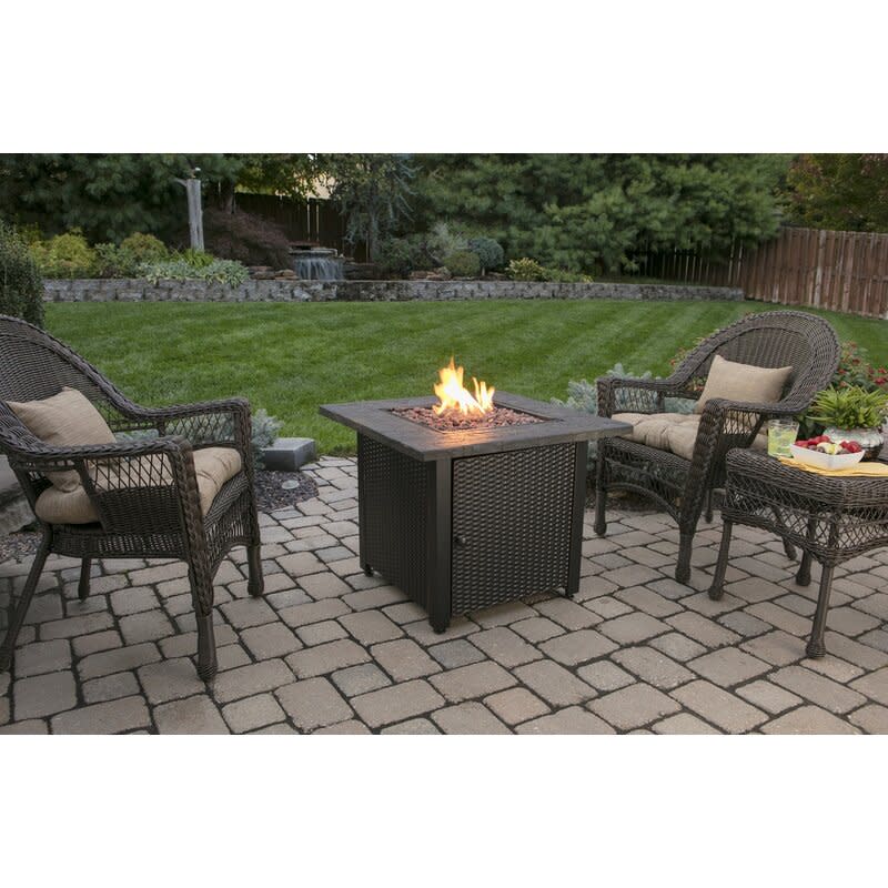 Outdoor Propane Fire Pit Table