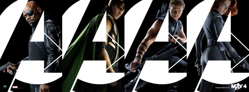 The Avengers 2012 Banners