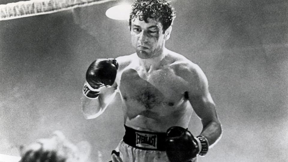 Robert De Niro as Jake LaMotta in 1980’s ‘Raging Bull’ (credit: Warner Bros)