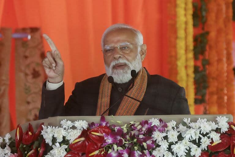 El primer ministro indio Narendra Modi