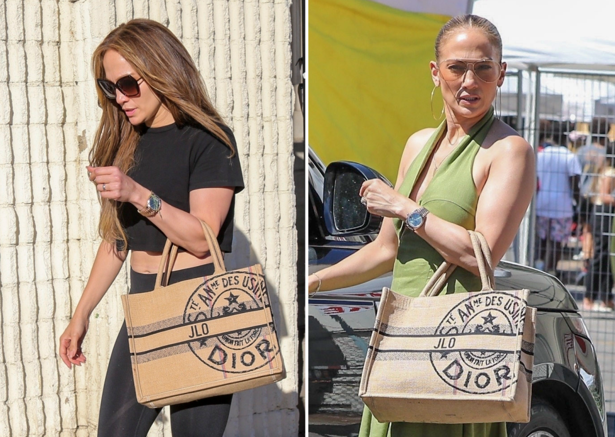 despensa arrebatar impulso Este bolso de Christian Dior es el favorito de Jennifer López y estas fotos  lo comprueban